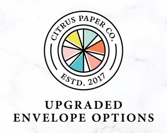 Upgraded Envelope Options | Citrus Paper Co.