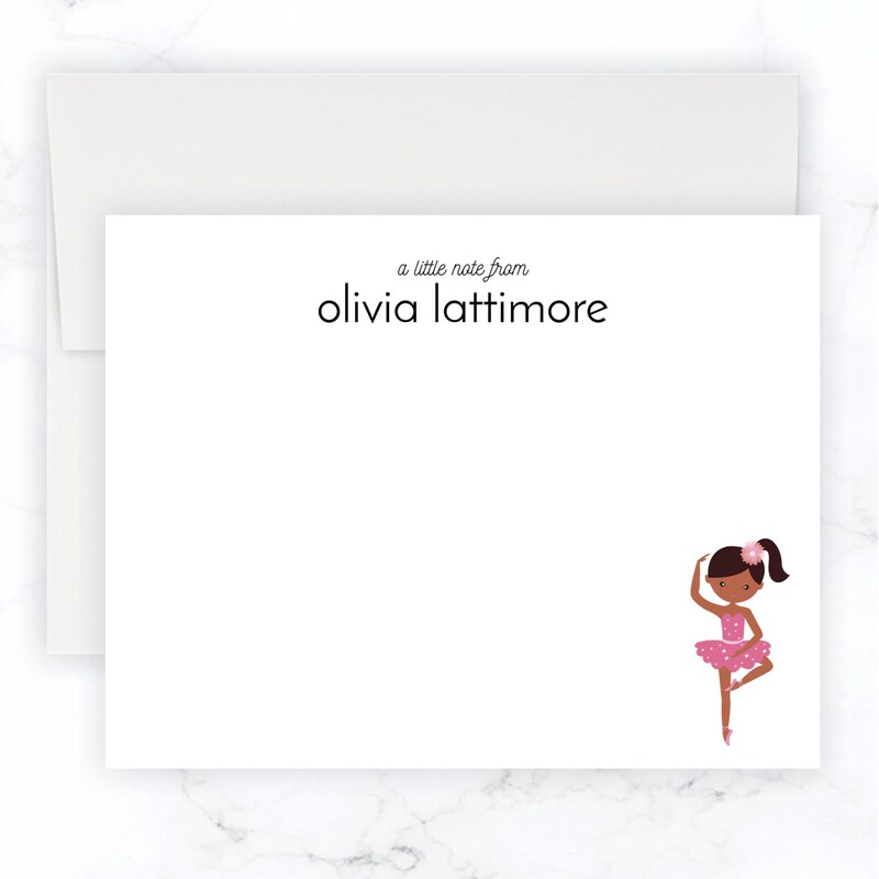 Ballerina Thank You - Etsy
