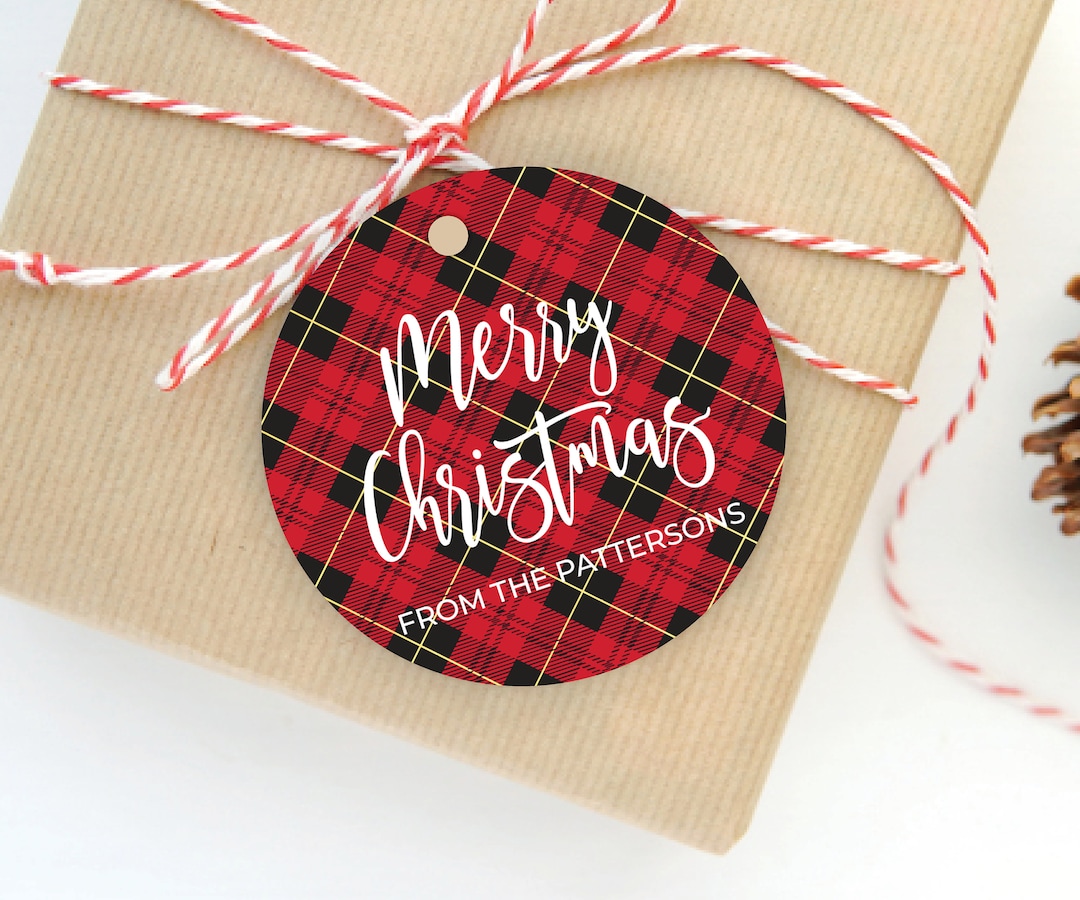 Wrapables Red Plaid Christmas Holiday Gift Tags/ Hang Tags for  Gift-Wrapping (120pcs), 120 Pieces - Harris Teeter