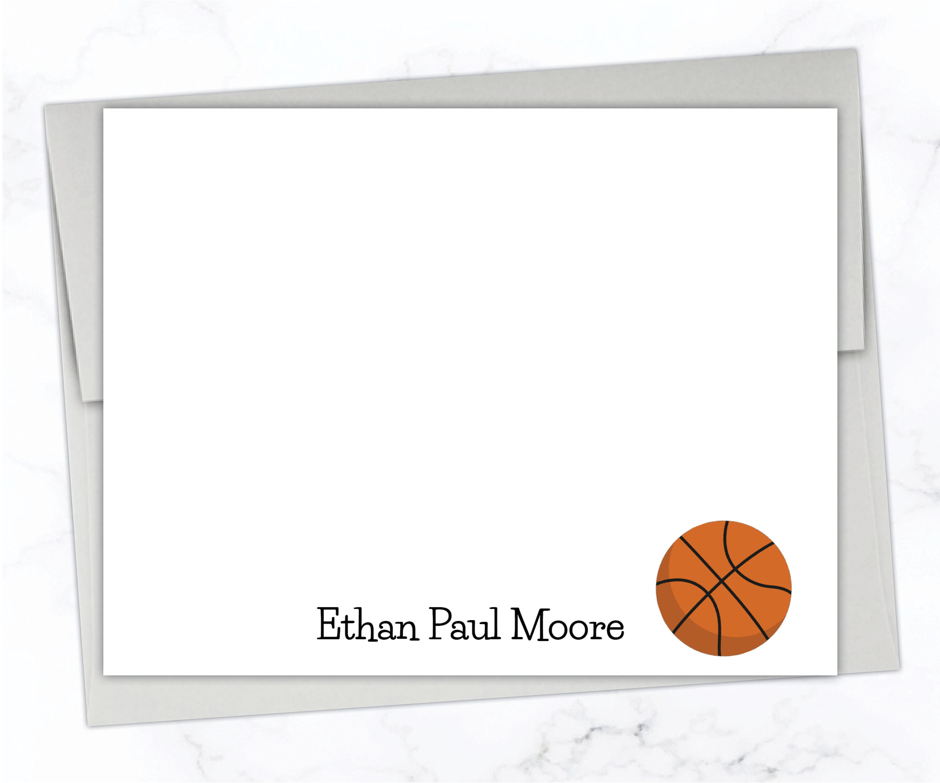 Basketball Stationery Set Basketball Stationary Set Etsy