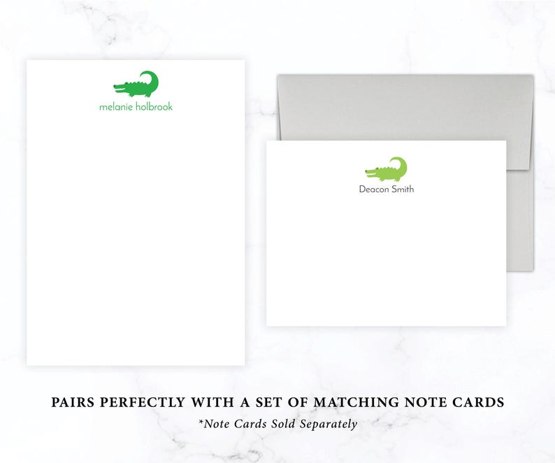 Personalized Notepad | 5x7 Notepad Gator | 5.5x8.5 Alligator Florida ...