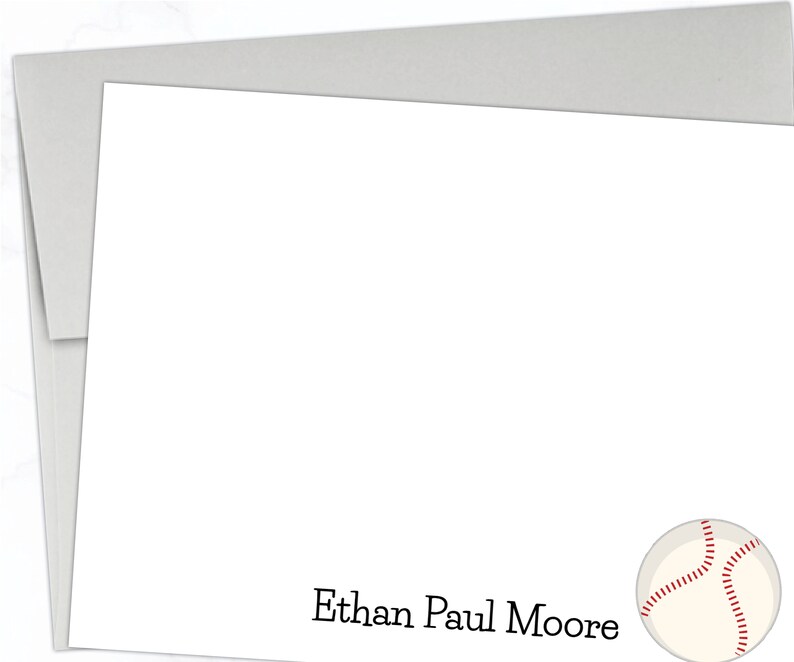 Baseball Stationery Set Baseball Stationary Set Baseball | Etsy