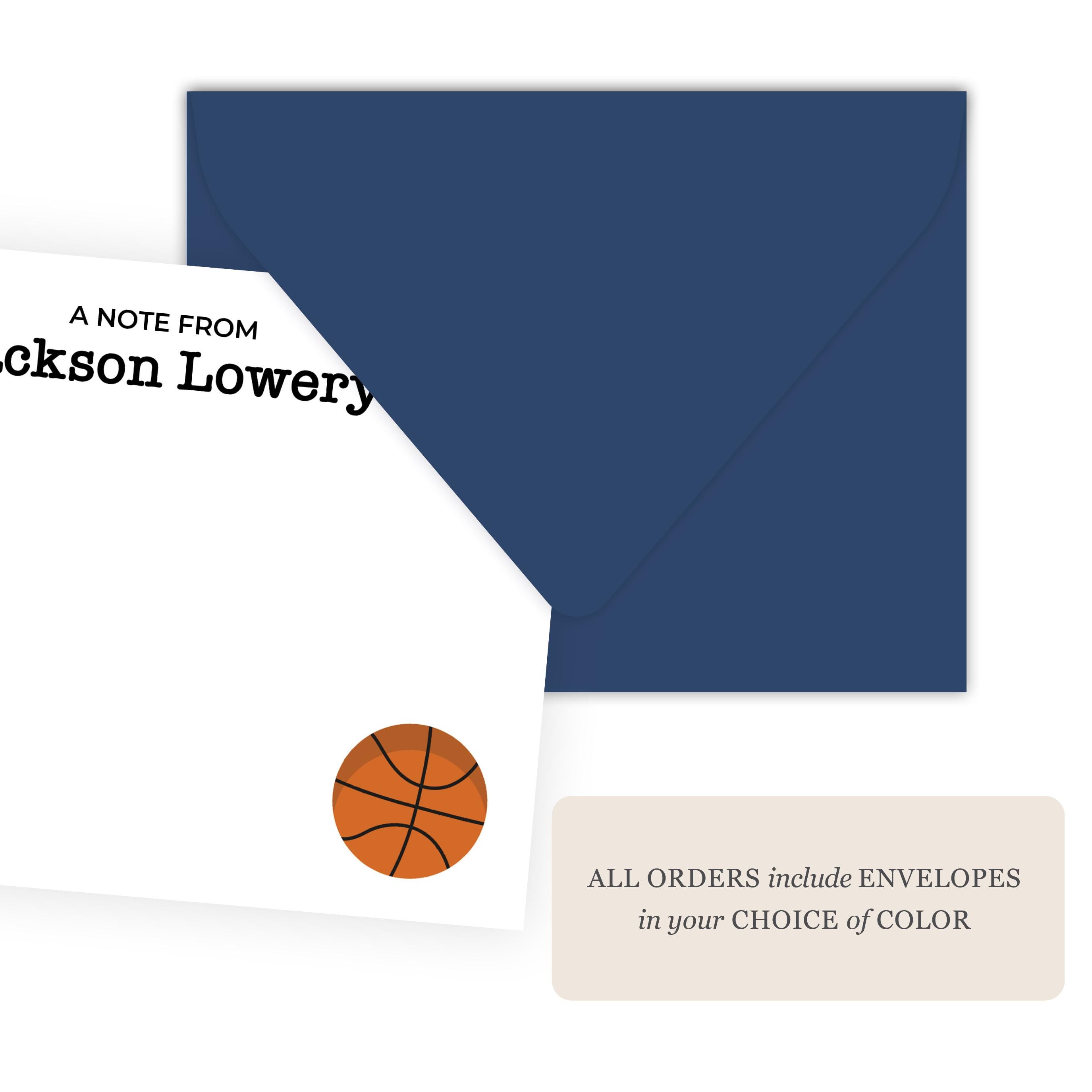 Basketball Stationery Set | Basketball Stationary Set | Personalized ...