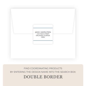 Men's Stationery Set | Mens Stationary Set | Personalized Men's Flat Note Cards for Boys | Graduate Graduation Business Thank You Cards image 7