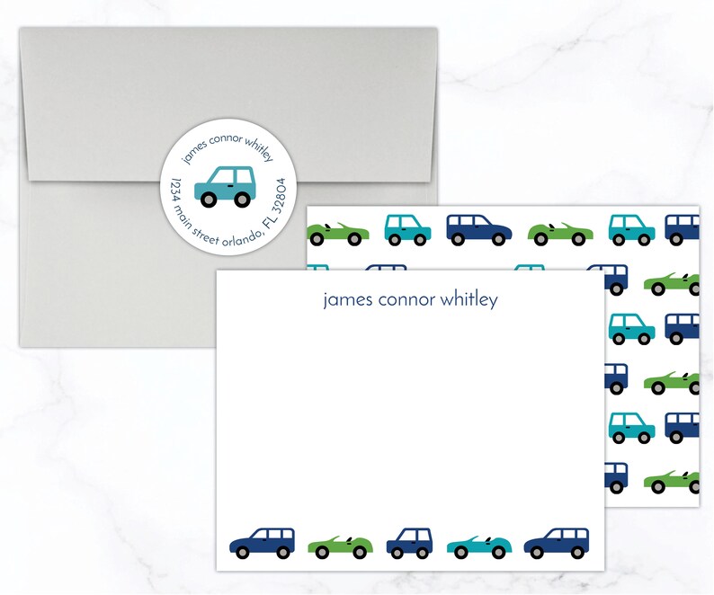 Car Stationery Car Stationary Boys Stationary Stationery | Etsy