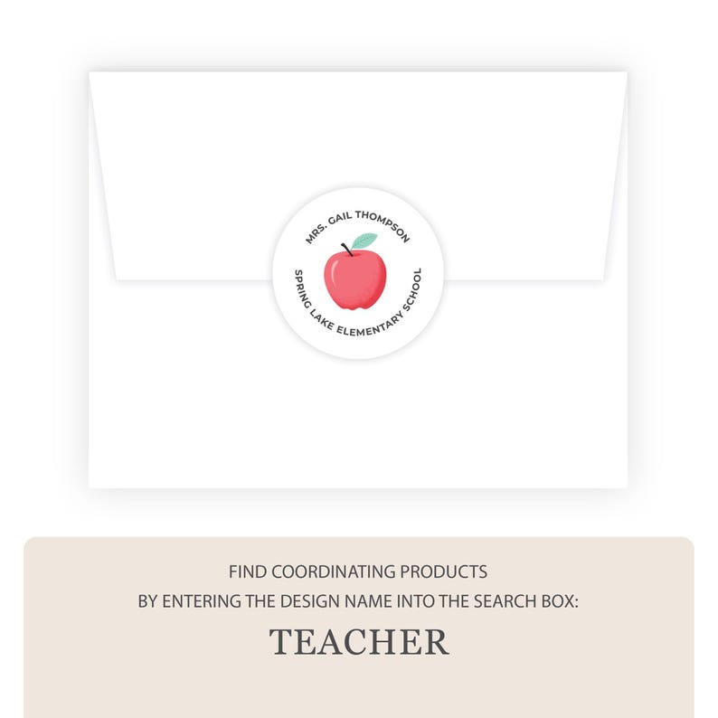 Personalized Teacher Note Cards | Teacher Stationery Set | Teacher Stationary | Teacher Thank You Cards Folding Note Card Note from Teacher image 7