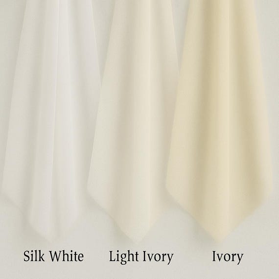Bridal Illusion Tulle Fabric by the Yard 54 72 108 inch Wide Wedding Veil Material Soft Nylon Tulle Light Ivory Silk White Sheer Netting