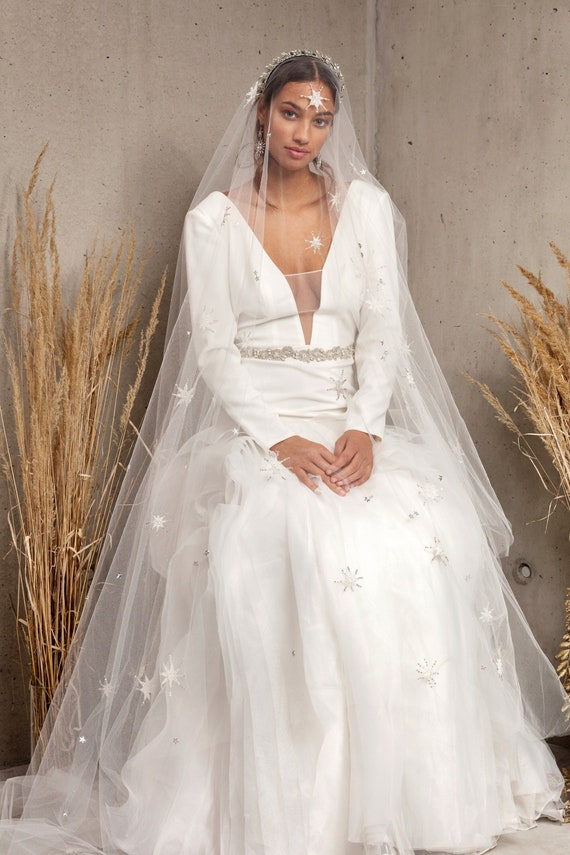 Tulle 2024 cathedral veil