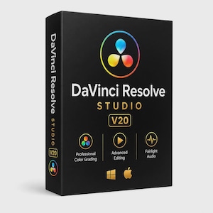 DaVinci Resolve Studio 20 Video Editing Software | Lifetime Access - Instant Download