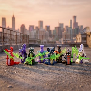 Ninjago Serpentine Villains Set, 8-pack ormfigurer (LEGO-kompatibel)