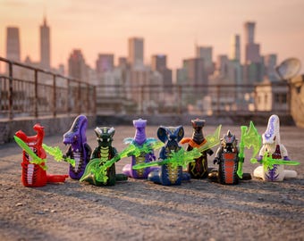 Ninjago Serpentine Villains Set, 8-Pack Snake Figures (LEGO-Compatible)