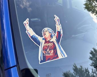 Die-Cut Stickers - Aunt Sue Middle Finger Shirt Trump Rally Stickers