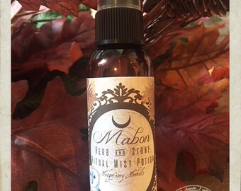 MABON, Autumn Equinox, Herbal Infused Blessing Mist, Pagan Sabbat, Witchcraft
