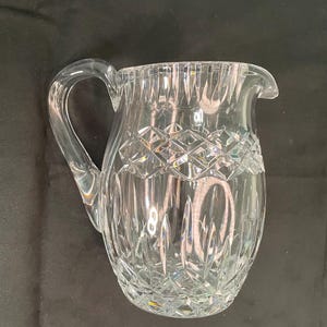 Cut Crystal Pitcher