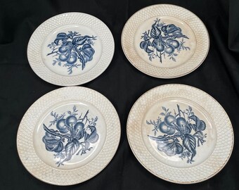 4 plates Marian Semi Porcelain Mellor Taylor from England