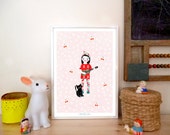 A5 A4 A3 Artprint "Kinu" (serie Dolls vintage) (limited edition)