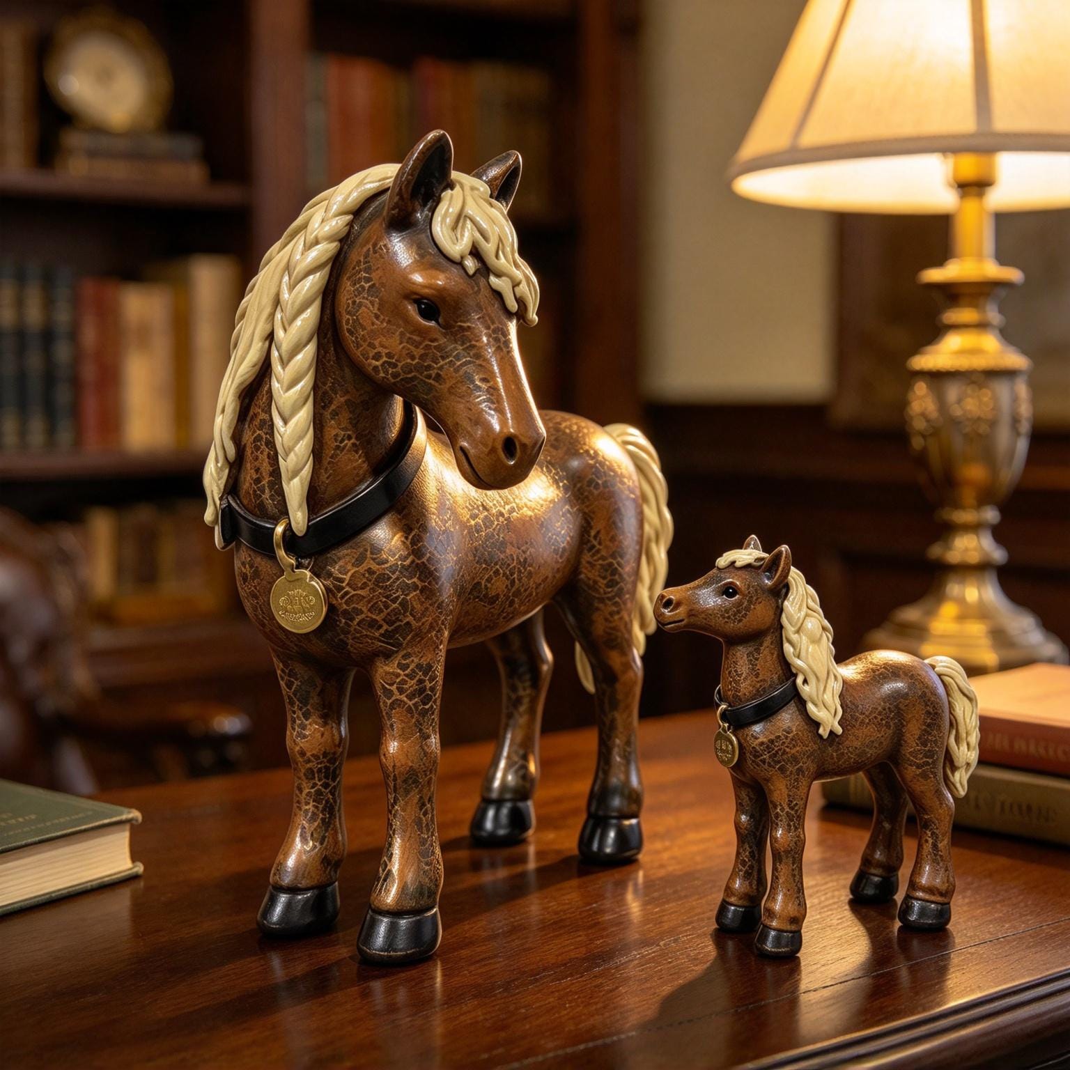Mother and Foal Horse Figurines - Etsy