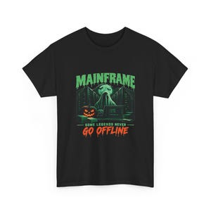 Halloween Mainframe Coding Cotton Tee