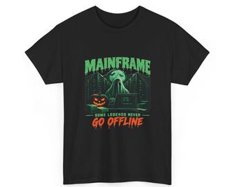 ハロウィン メインフレーム コーディング コットンTシャツ