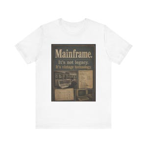 Camiseta con diseño de tecnología vintage para mainframes / Póster retro de ordenador