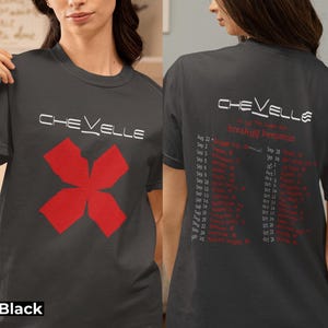 Unisex Chevelle Tour 2026 shirt, Chevelle bandshirt, rockconcertshirt, alternatieve rock T-shirt, cadeau voor muziekliefhebbers, unisex T-shirt met graphic print