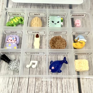 Sound Miniatures for Initial N, Set of 12 Speech Play Objects