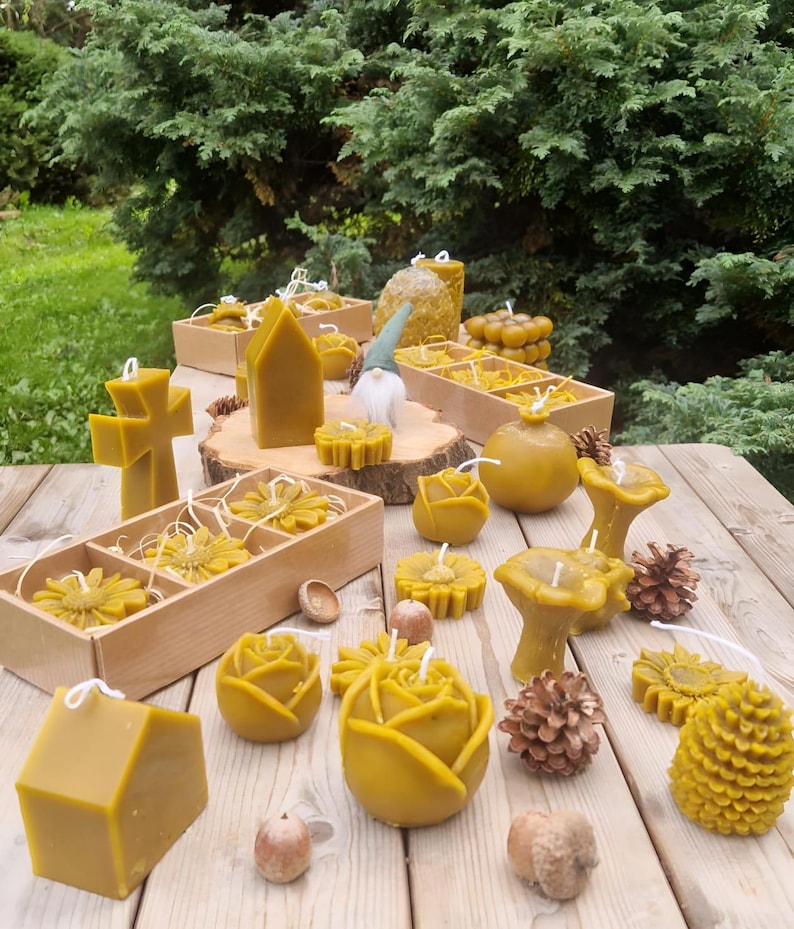 100% Pure Beeswax Candle – Choose Your Handmade Candle - Etsy