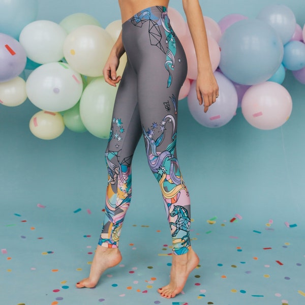 All over printed leggings for women Power of dreams
