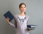 Pearlshell - Sweatshirt dress / Womens dress / Short dress