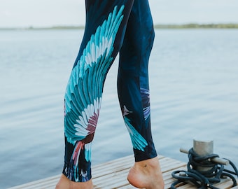 All over printed leggings for women Flight