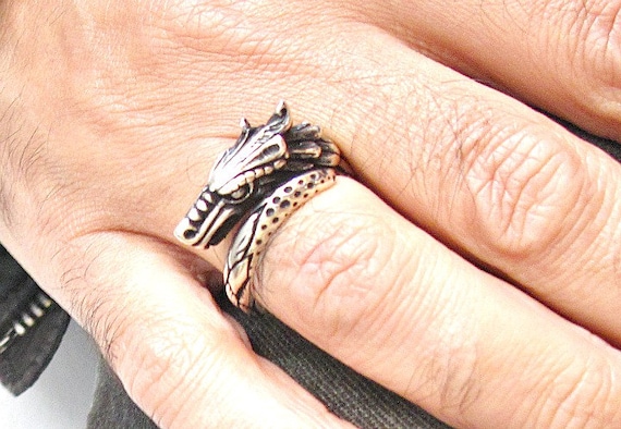 I05 Anello Buddhistisch Schneelöwe Portafortuna Agata Argento 925 - Foto 2