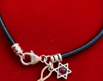 kabbalah luck prosperity charms bracelet star of david fish amulet