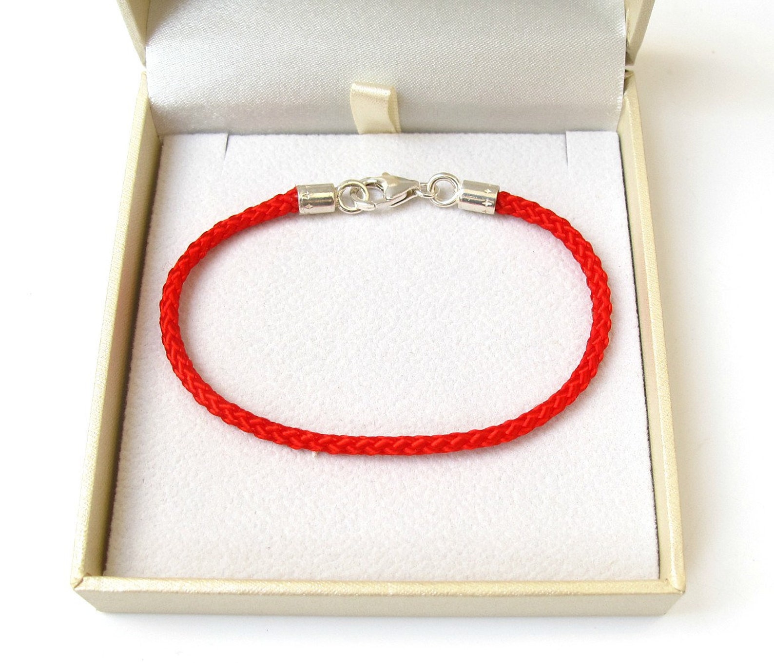 Traditional Authentic Kabbalah Red String Bracelet Silk Etsy