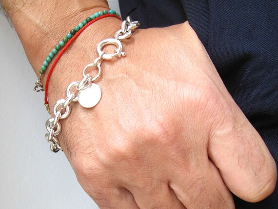 Sterling Silver Hollow Oval Link Chain Bracelet – Eagle's