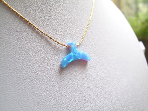 アクセサリー Whale tail opal necklace Opal Whale Tail Necklace – GoBeachy