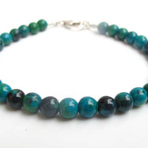 green eilat gemstone beads 925 sterling silver bracelet bead men bangle women