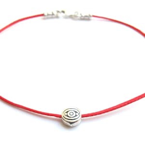 kabbalah red string original authentic sterling silver evil eye bracelet luck protection amulet
