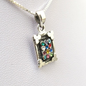Hoshen twelve stones pendant kabbalah necklace spiritual original jewelry