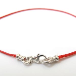 kabbalah red string bracelet original authentic luck protection Rachel tomb silver evil eye