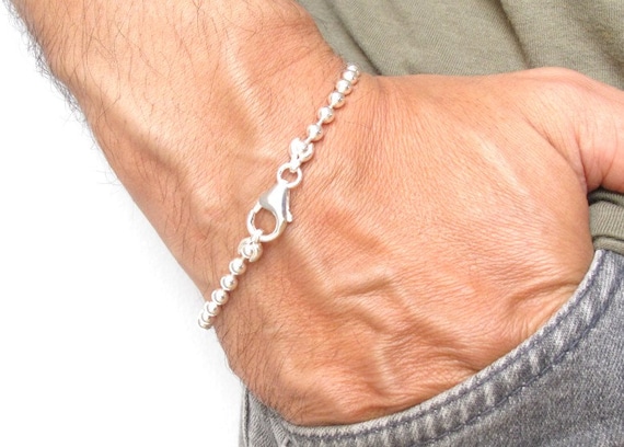 Silverly Bracciale a Catena in Argento Sterling 925 con Ciondolo a