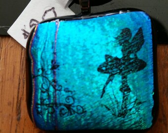 Fairy Dichroic Fused Glass Pendant