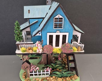 Miniature Painted House