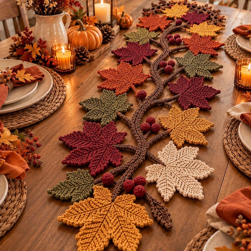 Harvest Fall Table Runner - Etsy