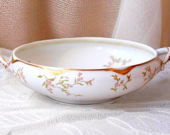 Haviland Limoges Bowl, French Porcelain Bowl, Made in France China Dish