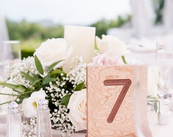 Wedding Table Numbers, Rustic Wedding Table Numbers, Wooden Table Numbers, Wedding Signs, Table Center Piece