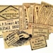 DRUG STORE LABELS - 12 Reproduction Vintage Apothecary Labels, Antique Bottle Labels, Vintage Inspired Medicine Labels, Sticker Pack 