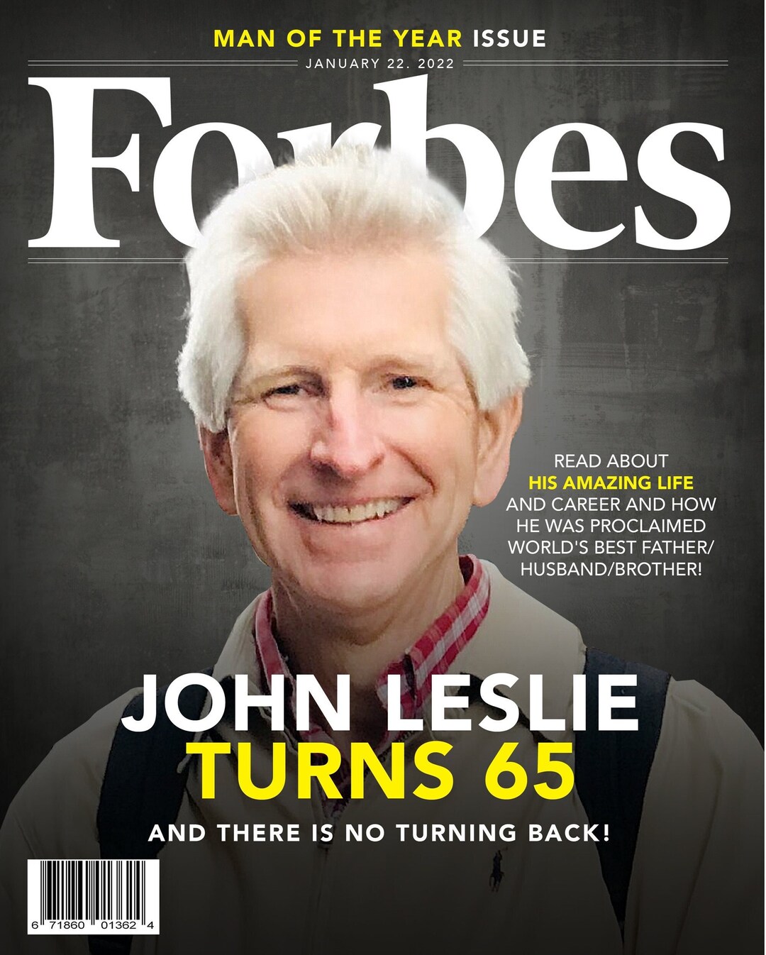 Forbes Custom Magazine Cover Business Magazine Cover Art Personalized 