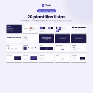 20 plantillas de Instagram para esteticistas editables en Canva: identidad, feed, estrategia, reels y carruseles.