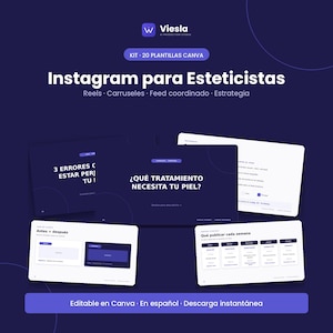 Instagram para Esteticistas · 20 plantillas