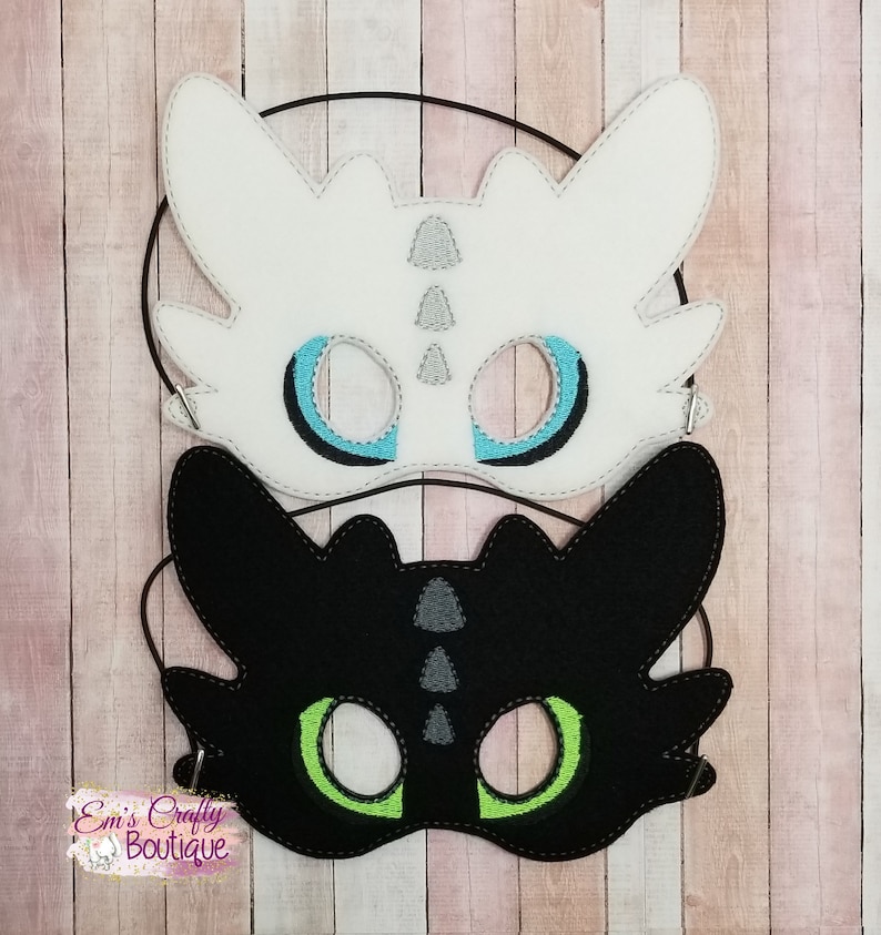 Dragon Masks Felt Mask Costume Child Size Dress Up Quiet Play Felt Mask